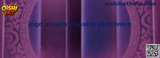 jogo arcade clássico eletrônico