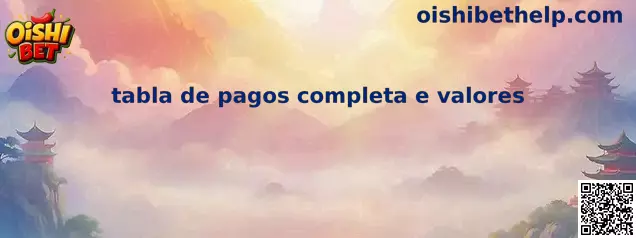 Tabla de pagos completa e valores de Oishi Bet